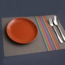 Gestreifte Tischdecke 4-tlg 9