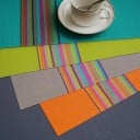 Gestreifte Tischdecke 4-tlg 10