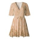 Mini rochie cu dungi 3