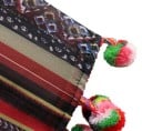Vestido de rayas con pompones 3