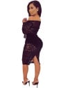 Vestido sexy transparente 2