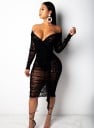 Vestido sexy transparente 3