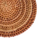 Tischsets aus natürlichem Rattan 5