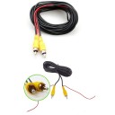 RCA-kabel och strömkabel för parkeringskamera 3