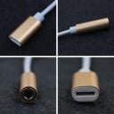 Adapter för Apple iPhone Lightning till 3,5 mm jack / Lightning K66 7