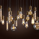 Retro VINTAGE glödlampa E27 230V 25W 40W 60W 5