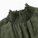 Rochie mini cu guler cu volane 11