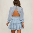 Mini rochie romantica cu volane 8