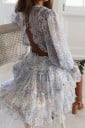 Rochie romantica cu volane 4
