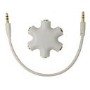 Adaptor Hub 5 porturi 3.5 jack pentru conectarea căștilor 1