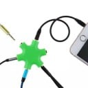 Adaptor Hub 5 porturi 3.5 jack pentru conectarea căștilor 5