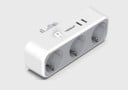 Eldosa 2x USB, 3x uttag 3