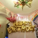 Set med 13 HAPPY BIRTHDAY ballonger - guld 3