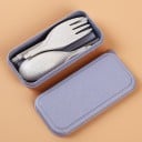 Juego de cubiertos plegables con estuche 3 piezas 2