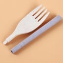 Juego de cubiertos plegables con estuche 3 piezas 7