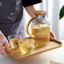 Set med glas och vattenkokare 5 st 2