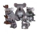 Uppsättning av djur koala familj 1
