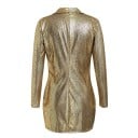 Rochie cu sacou auriu 3