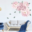Decoración autoadhesiva con peonías. 3