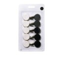 Crochets en plastique autocollants 10 pcs 1