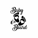 Baby ombord bil klistermärke 2