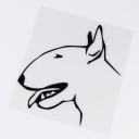 Bull Terrier bildekal 5