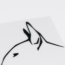 Bull Terrier bildekal 6