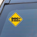 Hund ombord bil klistermärke 2