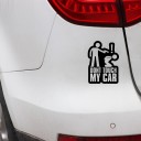 Bildekal Rör inte min bil 6