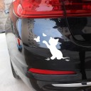 Katt och fjärilar bil klistermärke 5