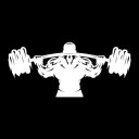 Bodybuilder bil klistermärke 2