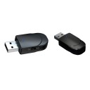 Bluetooth 5.0 ljudadapter 2i1 Mottagare och sändare med omkopplare Räckvidd 10 m Stereo ljud USB-kontakt och 3,5 mm jackuttag AUX-kabel ingår 2