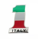 Bildekal med Italiens flagga 7