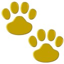 Paws bil klistermärke 4