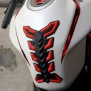 Motorcykelklistermärke - fiskskelett 2