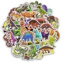 Dinosaurieklistermärken 50 st 1