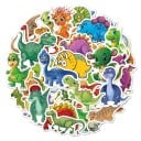 Dinosaurieklistermärken 50 st 2