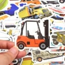 Samolepky dopravní prostředky 50 ks 3