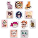 Cat stickers 50 st E268 3