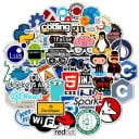 Samolepky programátor 50 ks 1