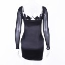 Rochie neagră sexy Isla 3