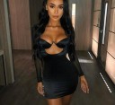 Rochie neagră sexy Isla 6