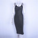 Vestido sexy sin tirantes para mujer 5