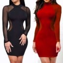 Rochie mini translucida sexy 5