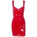 Mini rochie sexy din piele artificiala 5