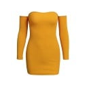 Rochie sexy cu umerii goi 2