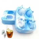 Moule à glace en silicone en forme de crâne 3