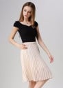 Falda plisada de mujer J3102 3