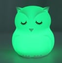 Lampe de nuit LED en silicone - Hibou 2