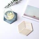 Hexagonformad silikonunderlägg 12